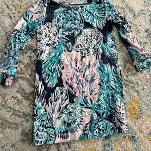 Lilly Pulitzer Floral Long Sleeve Dress